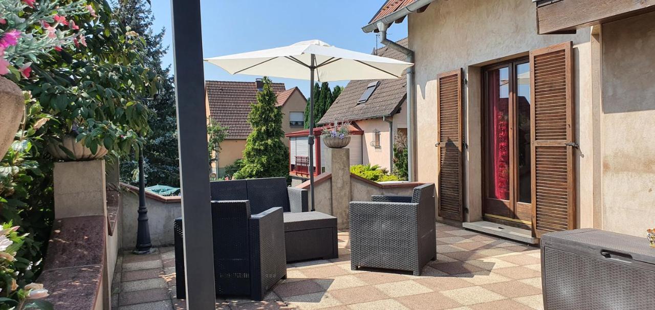 Maison De Vacances Avec Piscine, Proche Strasbourg Et Europa Park Sand Eksteriør billede